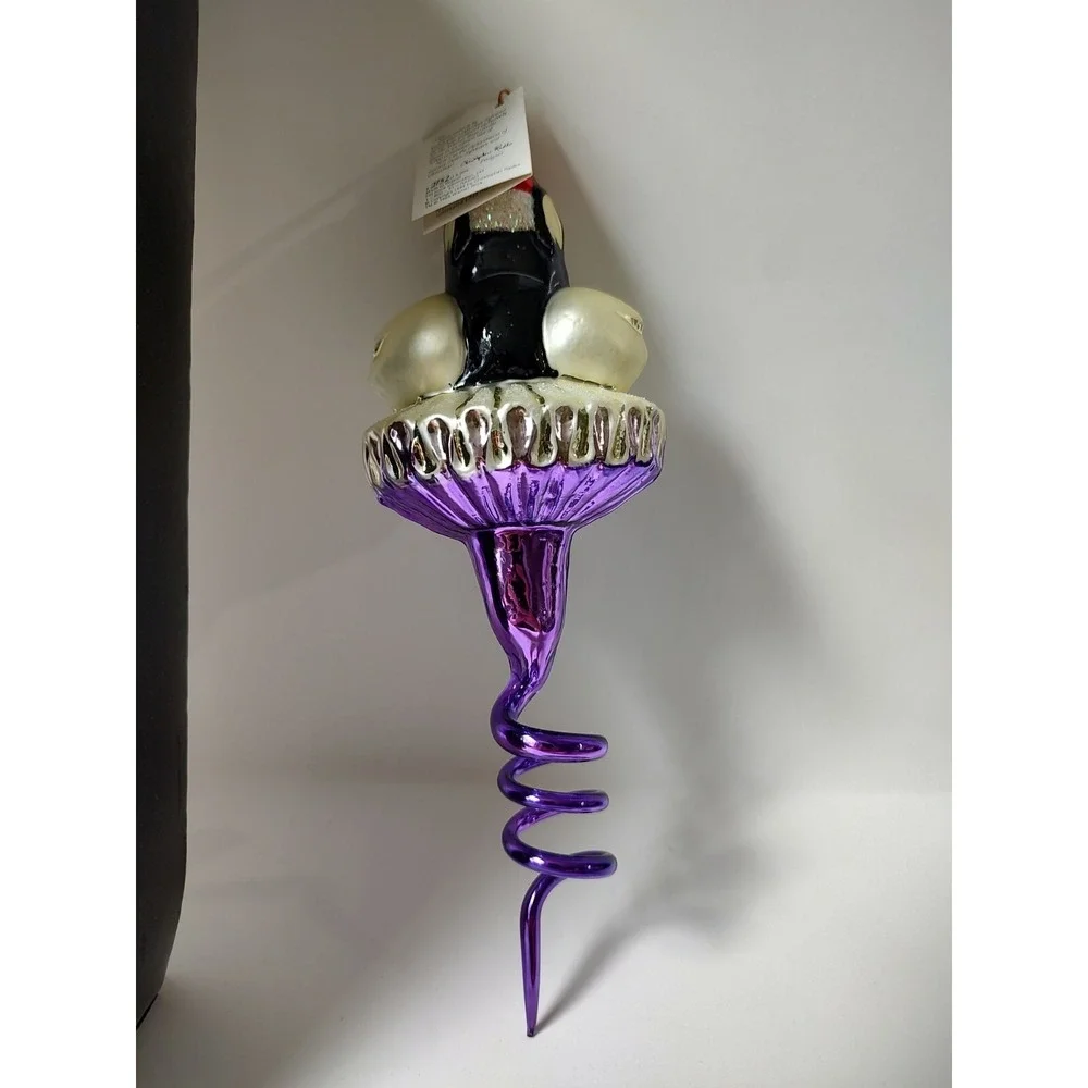 Christopher Radko glass Christmas‎ ornament Looney Tunes Sylvester 9 1/2